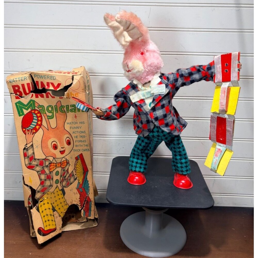 Alps Bunny The Magician/Battery Operated And Box Amico Toy  **Not Working**
